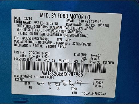 Used 2019 Ford EcoSport SE w/ SE Convenience Package image 32