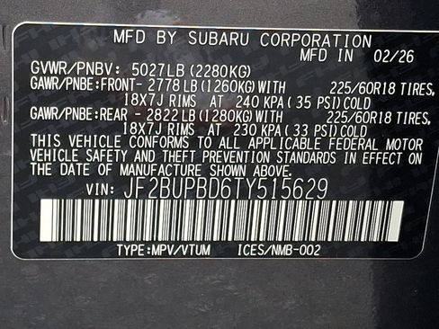 New 2026 Subaru Outback Premium AWD/4WD image 21