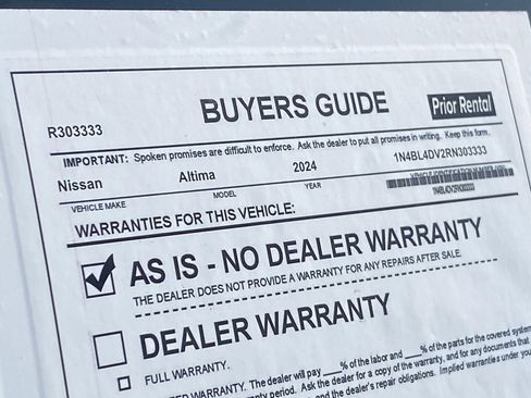 Certified 2024 Nissan Altima 2.5 SV FWD image 35