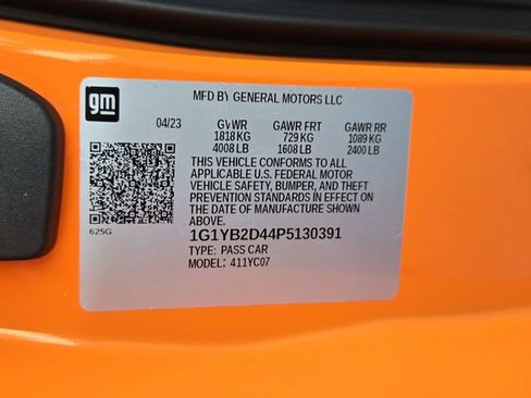 Used 2023 Chevrolet Corvette Stingray Preferred Cpe w/ 2LT image 33