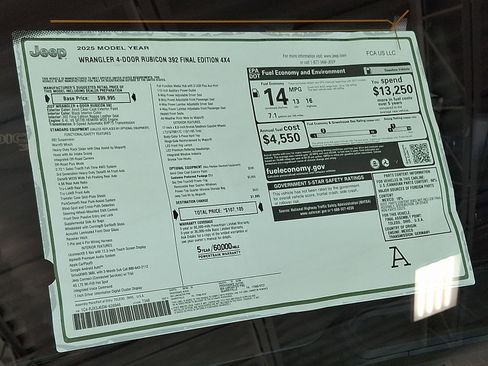 New 2025 Jeep Wrangler Unlimited Rubicon 392 image 9