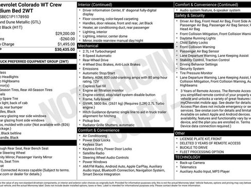 Used 2023 Chevrolet Colorado W/T RWD image 17