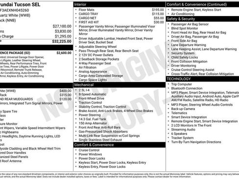 Used 2022 Hyundai Tucson SEL w/ Convenience Package FWD image 4