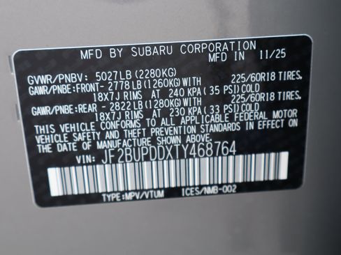 New 2026 Subaru Outback Limited image 24