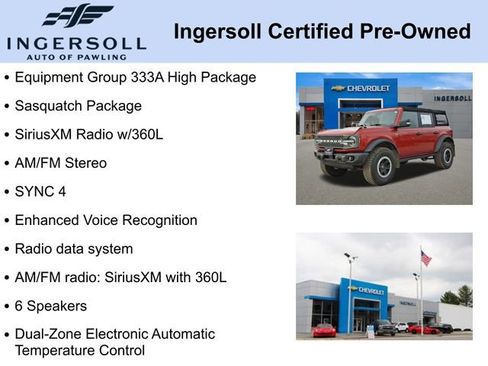 Used 2022 Ford Bronco Badlands w/ Sasquatch Package image 5