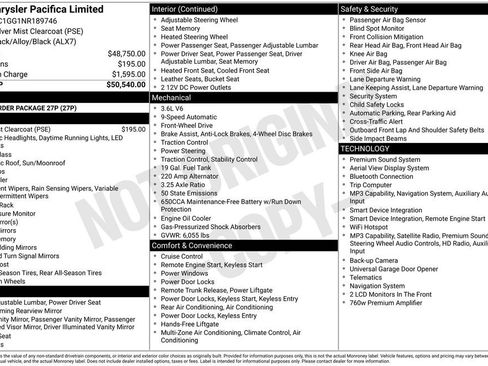 Used 2022 Chrysler Pacifica Limited FWD image 13