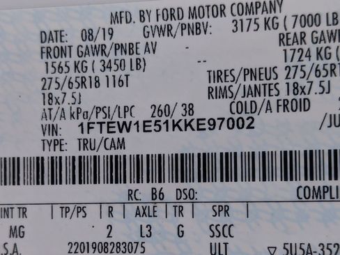 Used 2019 Ford F150 XLT w/ XTR Package image 35