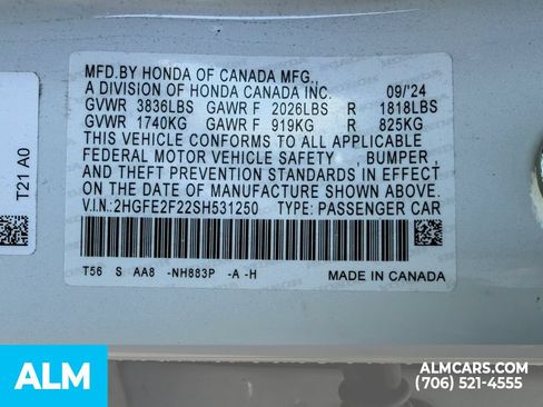 Used 2025 Honda Civic LX image 15