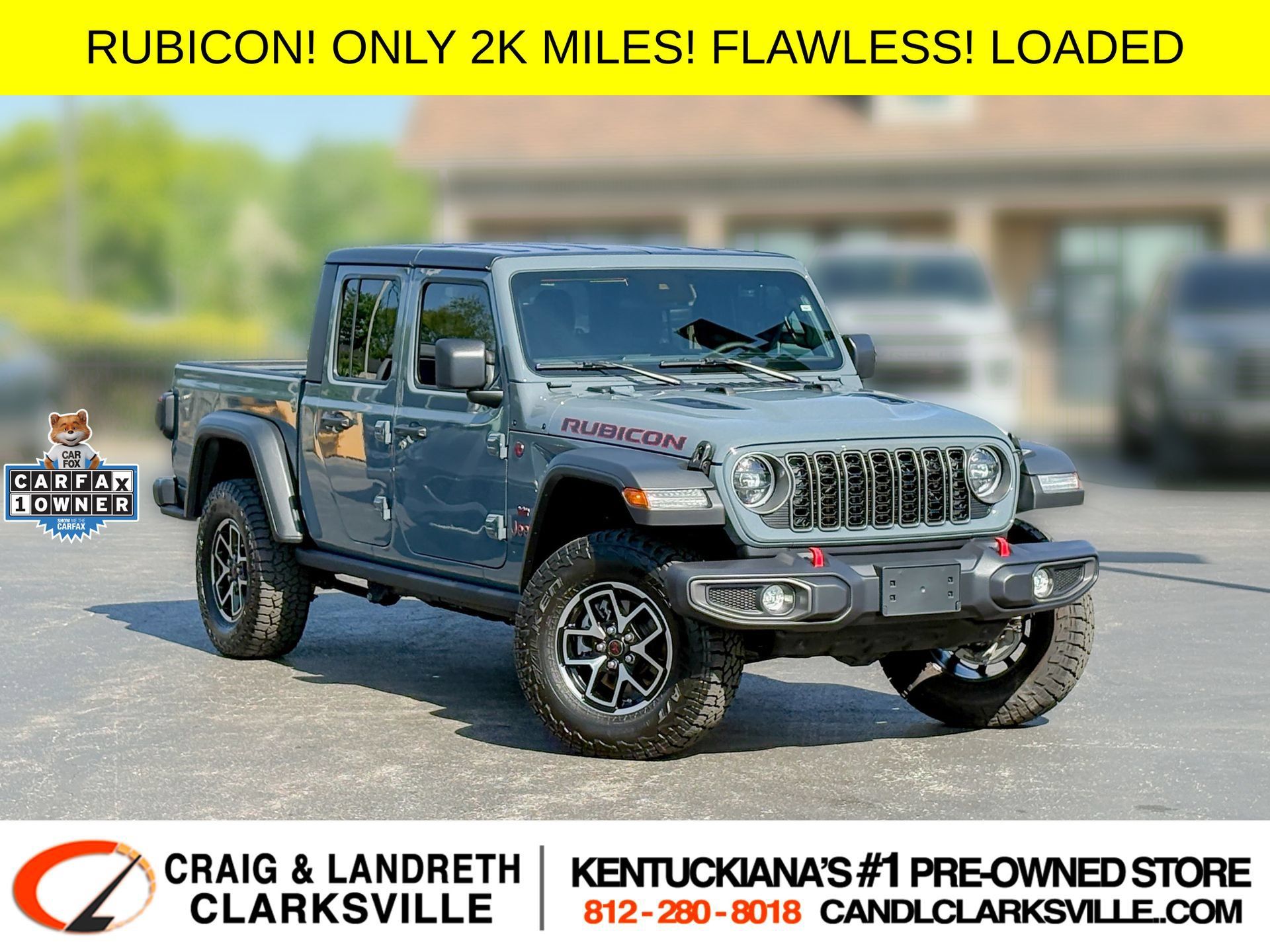 Used 2025 Jeep Gladiator Rubicon w/ Convenience Group AWD/4WD image 1