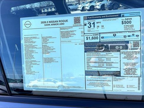 New 2026 Nissan Rogue Dark Armor image 13