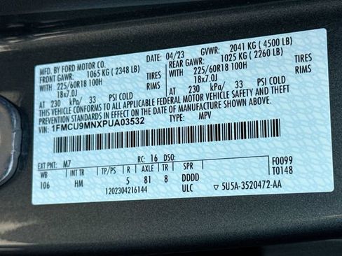 Certified 2023 Ford Escape ST-Line w/ Tech Pack #1 AWD/4WD image 33