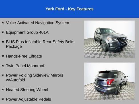 Used 2016 Ford Explorer Sport w/ Equipment Group 401A image 2