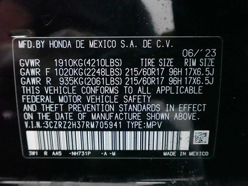 Used 2024 Honda HR-V LX image 30