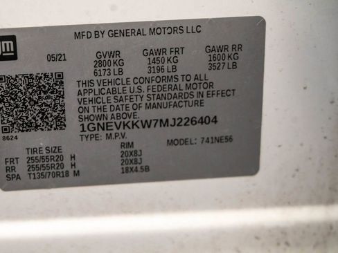 Used 2021 Chevrolet Traverse Premier w/ Redline Edition AWD/4WD image 40