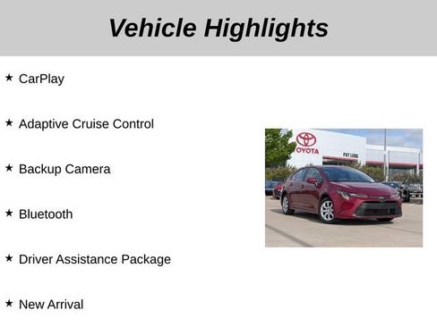 Used 2024 Toyota Corolla LE image 3