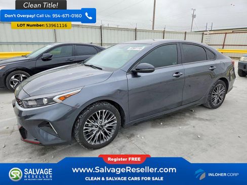 Used 2022 Kia Forte GT-Line w/ GT-Line Technology Package FWD image 1