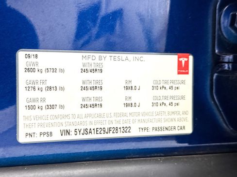 Used 2018 Tesla Model S 75D AWD/4WD image 40