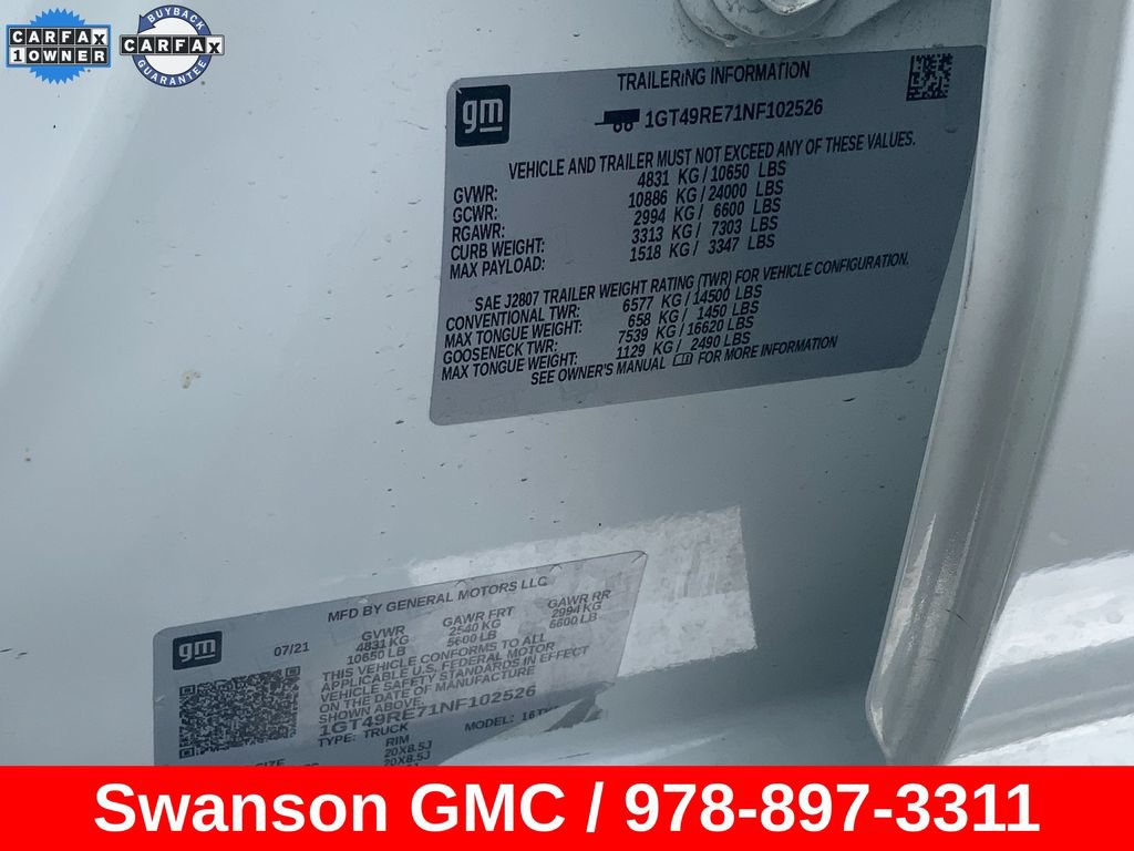 Certified 2022 GMC Sierra 2500 Denali w/ Snow Plow Prep/Camper Package AWD/4WD image 34