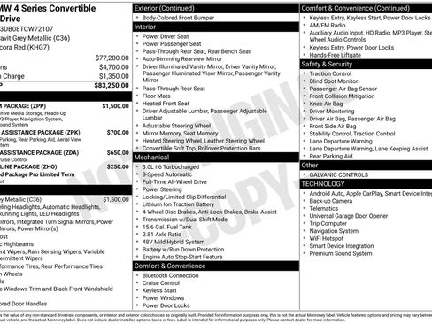 New 2026 BMW 440i xDrive Convertible w/ Premium Package AWD/4WD image 11