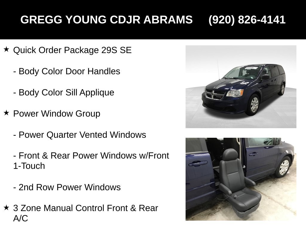 Used 2017 Dodge Grand Caravan SE w/ Power Window Group FWD image 13
