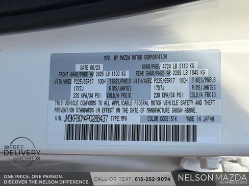 Certified 2023 MAZDA CX-5 AWD 2.5 S image 30