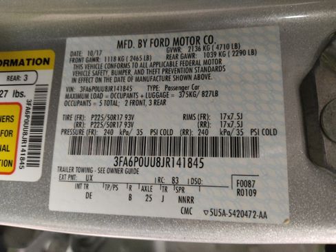 Used 2018 Ford Fusion S image 33