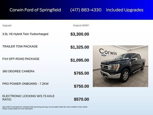 Certified 2023 Ford F150 Lariat w/ Trailer Tow Package AWD/4WD image 6
