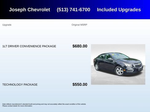 Used 2016 Chevrolet Cruze LT FWD image 5
