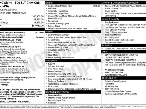 Used 2020 GMC Sierra 1500 SLT w/ SLT Premium Plus Package image 3