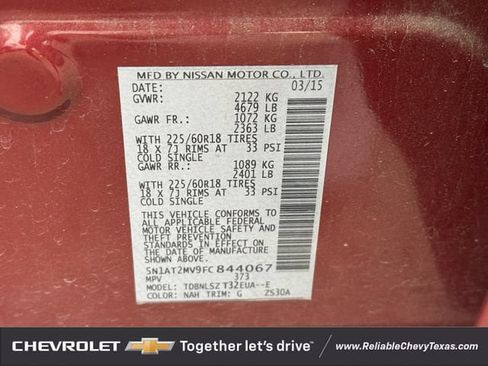 Used 2015 Nissan Rogue SL w/ SL Premium Package AWD/4WD image 25