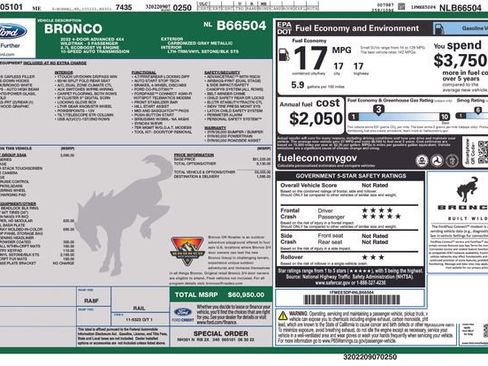 Used 2022 Ford Bronco Wildtrak image 6