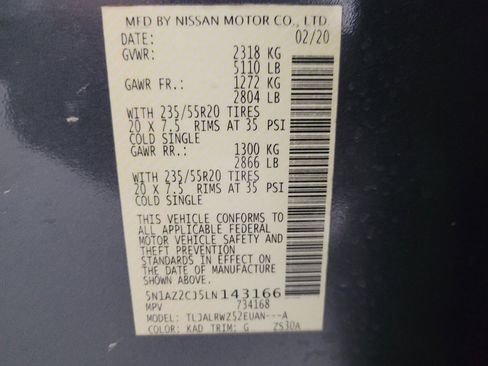 Used 2020 Nissan Murano SL FWD image 33