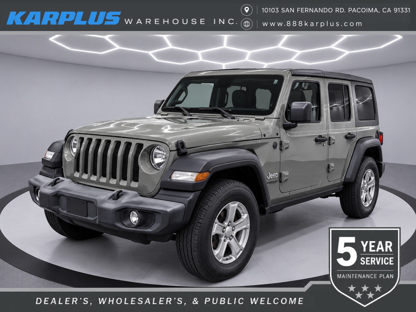 Used 2020 Jeep Wrangler Unlimited Sport S AWD/4WD image 1