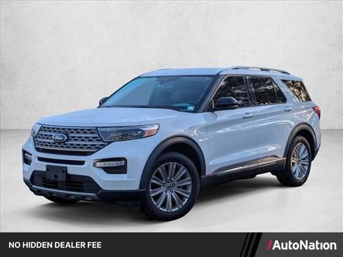 Used 2022 Ford Explorer Limited w/ Equipment Group 301A RWD image 1