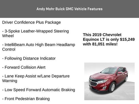 Used 2019 Chevrolet Equinox LT w/ Driver Convenience Package FWD image 8