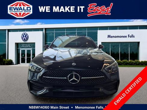 Used 2022 Mercedes-Benz C 300 4MATIC Sedan w/ AMG Line w/ Night Package image 2