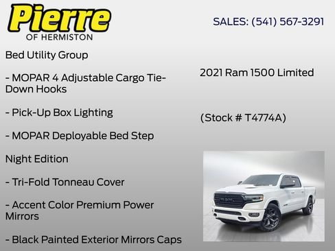 Used 2021 RAM 1500 Limited w/ Night Edition AWD/4WD image 12