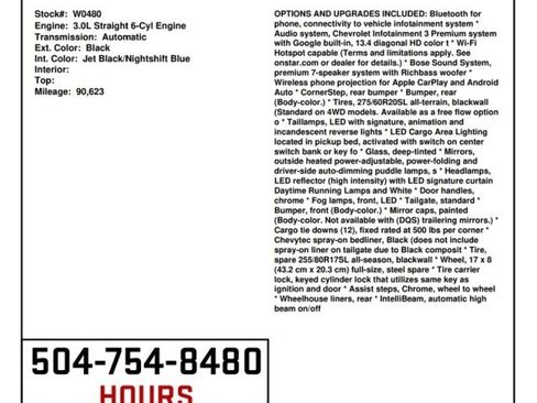 Used 2023 Chevrolet Silverado 1500 High Country w/ Technology Package AWD/4WD image 29