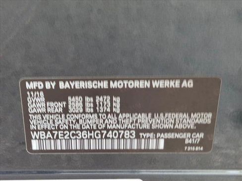 Used 2017 BMW 740i RWD image 15