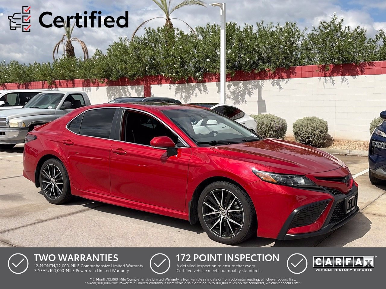 Used 2022 Toyota Camry SE w/ Audio Upgrade Package FWD image 1