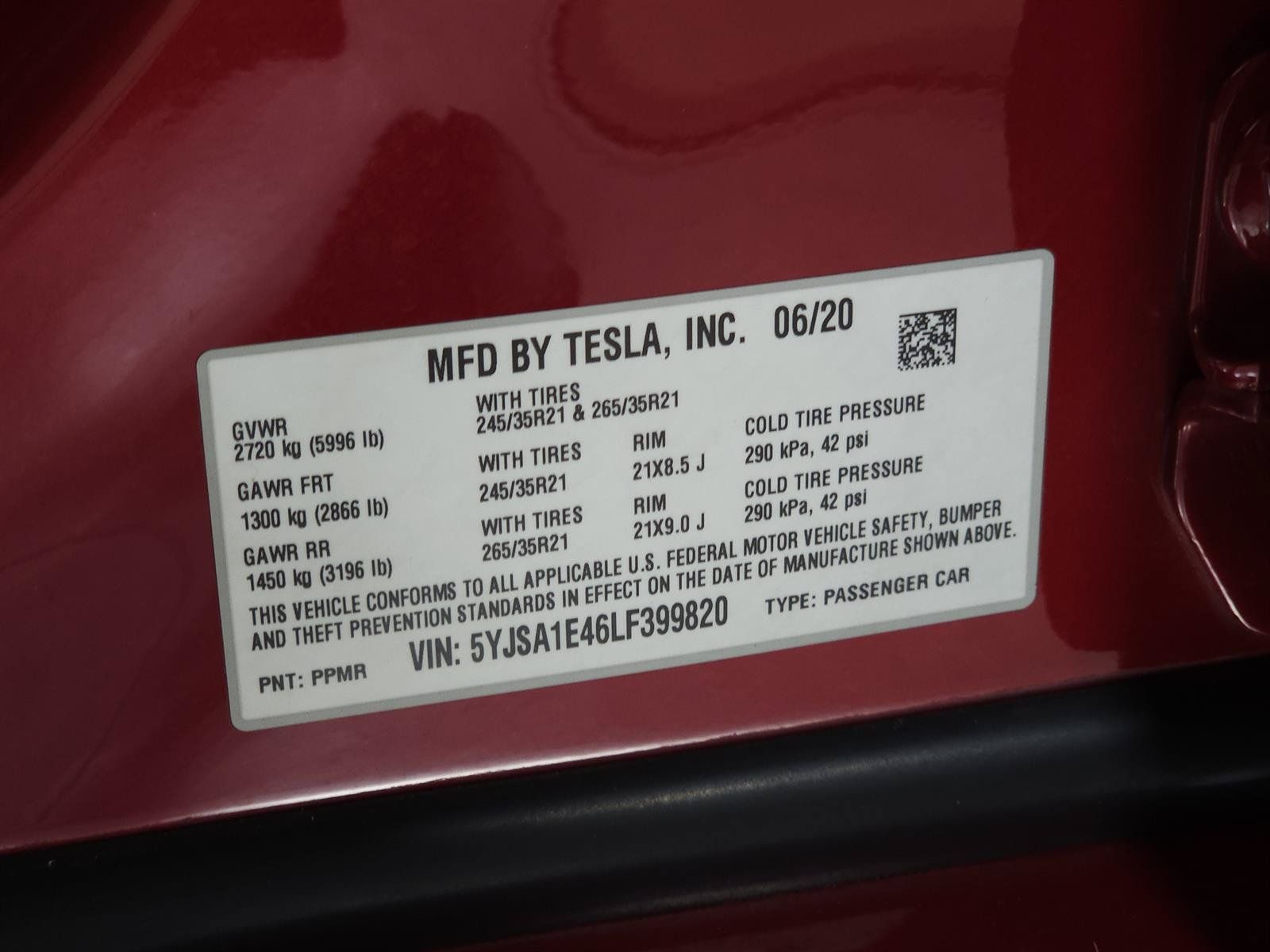 Used 2020 Tesla Model S Performance AWD/4WD image 33