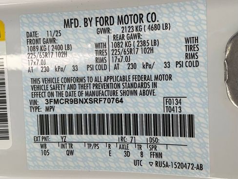 New 2025 Ford Bronco Sport Big Bend w/ Convenience Package image 59