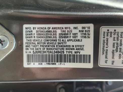 Used 2010 Honda CR-V EX-L image 15