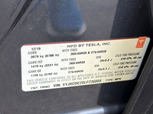 Used 2020 Tesla Model X Long Range image 56