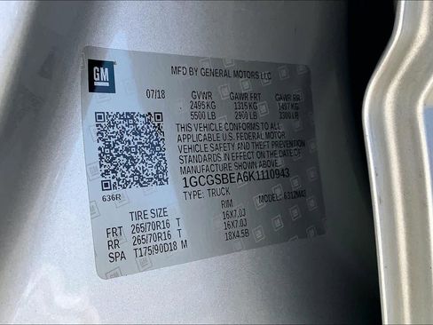 Used 2019 Chevrolet Colorado W/T w/ WT Convenience Package image 32