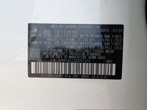 Certified 2025 Subaru Outback Onyx Edition w/ Popular Package #2 image 31