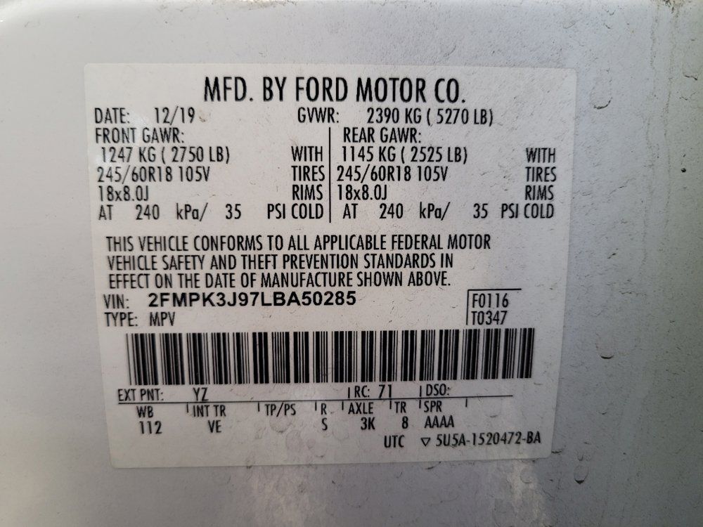 Used 2020 Ford Edge SEL FWD image 33
