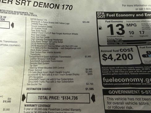 Used 2023 Dodge Challenger SRT Hellcat Redeye image 57