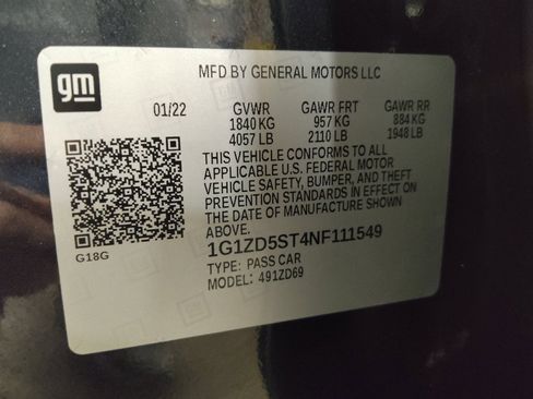 Used 2022 Chevrolet Malibu LT w/ Leather Package FWD image 33