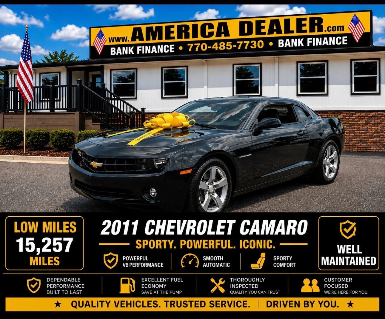 Used 2011 Chevrolet Camaro LT RWD image 1